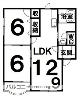 アンフィニ17-Ⅱ【2階】の間取り
